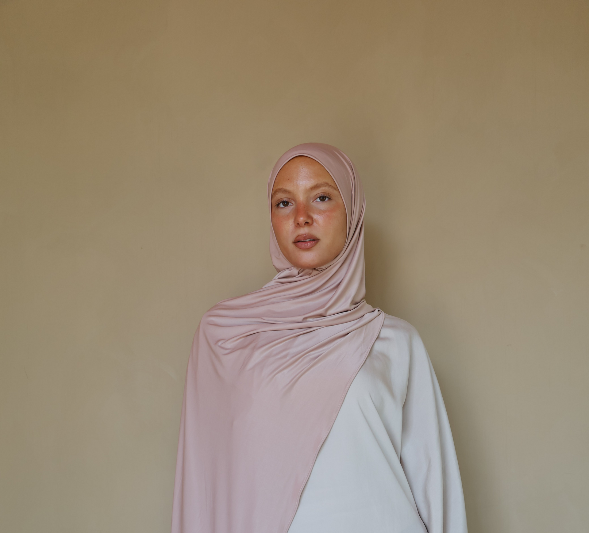 Desert rose liquid jersey