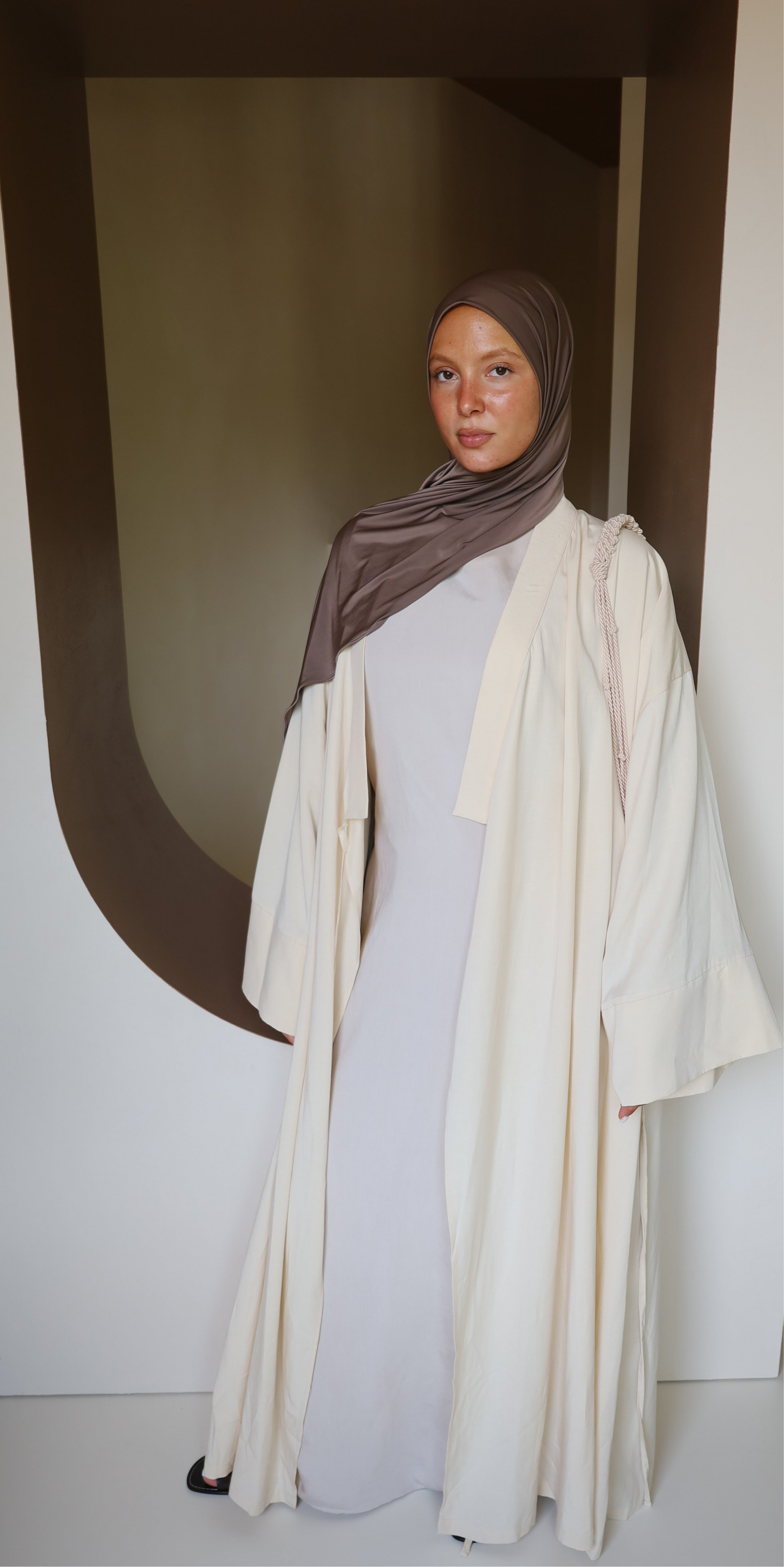 Butter drape abaya