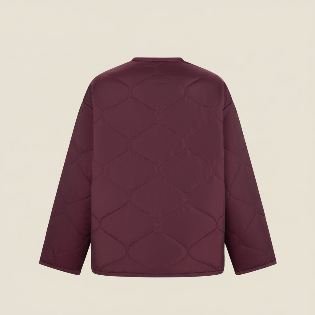 Bordeaux Quilted Jacket