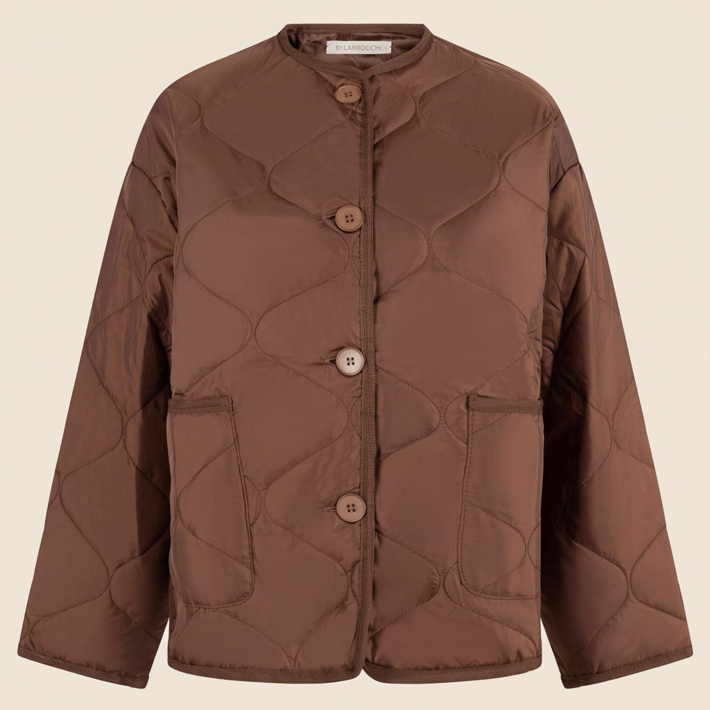 Teracotta Quilted Jacket