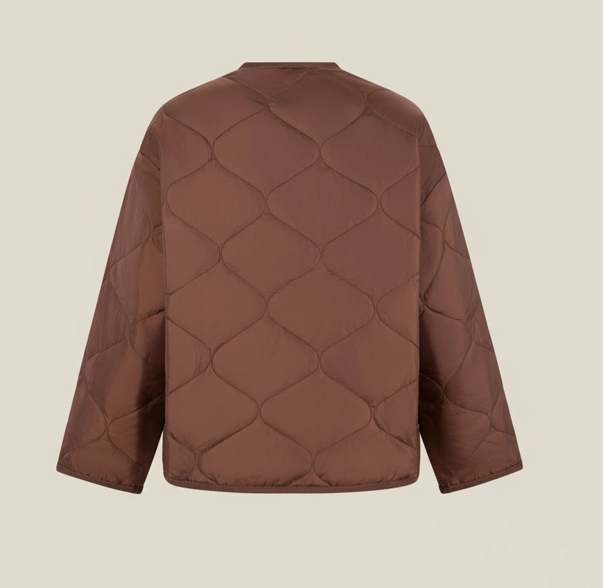 Teracotta Quilted Jacket