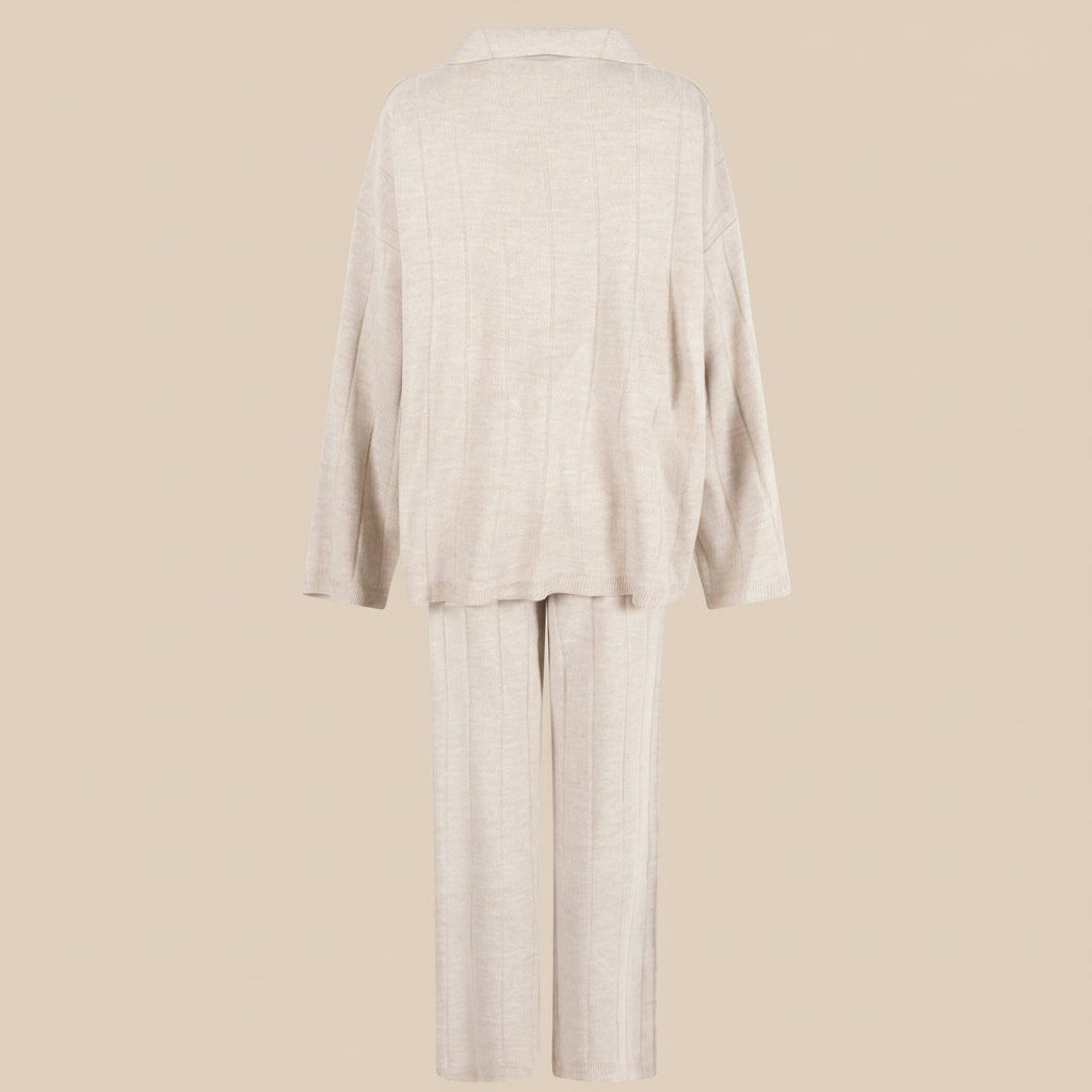 Ease knit set beige
