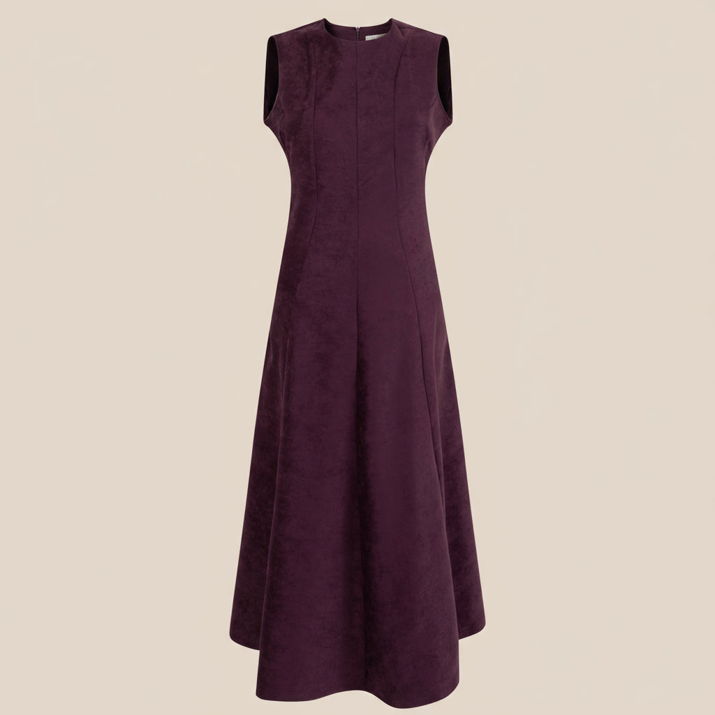 Velora dress aubergin