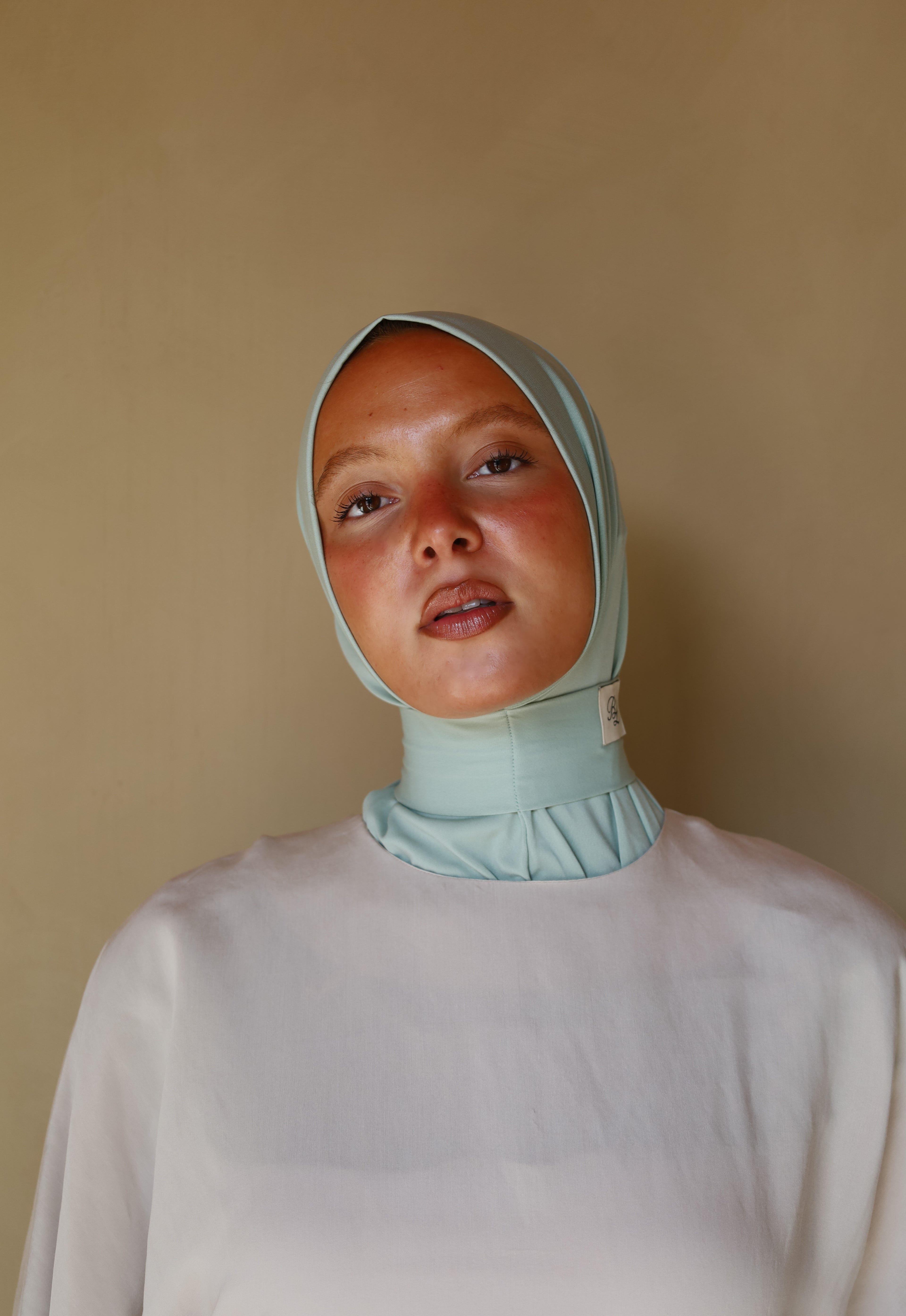 Sea sage head scarf for women